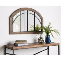 Wall Mirrors Kate And Laurel Medium Arch Rustic Brown American Colonial Mirror (24 In. H X 36 In. W) -SAFAVIEH Shop kate and laurel wall mirrors 214463 31 1000