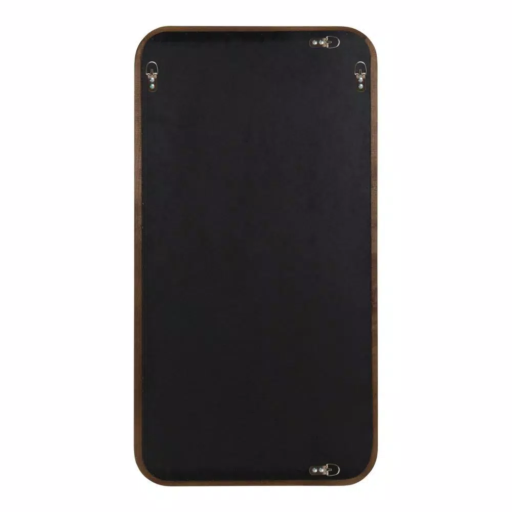 Wall Mirrors Kate And Laurel Medium Rectangle Walnut Brown Classic Mirror (31.5 In. H X 16.73 In. W) 6 Wall Mirrors Kate And Laurel Medium Rectangle Walnut Brown Classic Mirror (31.5 In. H X 16.73 In. W) - Image 4