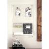Memo Boards LITTON LANE Silver Acrylic Memo Board -SAFAVIEH Shop litton lane memo boards 56993 64 1000