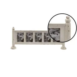 Picture Frames LITTON LANE 5 In. X 7 In. Chipped White 5-Opening Standing Picture Frame 7 Picture Frames LITTON LANE 5 In. X 7 In. Chipped White 5-Opening Standing Picture Frame -SAFAVIEH Shop litton lane picture frames 20430 4f 1000