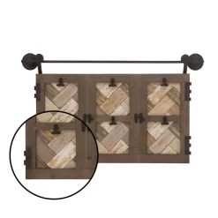 Picture Frames LITTON LANE 6-Openings 29 In. W X 17 In. H Matte Brown And Metallic Black Picture Frame 7 Picture Frames LITTON LANE 6-Openings 29 In. W X 17 In. H Matte Brown And Metallic Black Picture Frame -SAFAVIEH Shop litton lane picture frames 94607 4f 1000