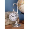 Table Clocks LITTON LANE 11 In. X 5 In. Classic Aluminum Round Table Clock 2 Table Clocks LITTON LANE 11 In. X 5 In. Classic Aluminum Round Table Clock -SAFAVIEH Shop litton lane table clocks 30645 64 1000