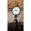 Table Clocks LITTON LANE Classical 14 In. X 7 In. Rusted Black Iron Tripod Table Clock -SAFAVIEH Shop litton lane table clocks 51634 64 1000