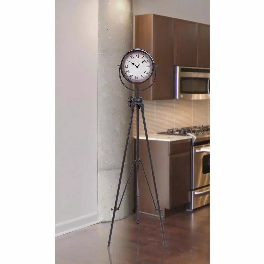 Table Clocks LITTON LANE 57 In. Tripod Floor Clock 3 Table Clocks LITTON LANE 57 In. Tripod Floor Clock