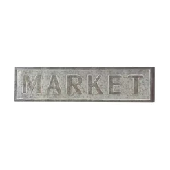 Wall Signs LITTON LANE MARKET Iron Decorative Sign -SAFAVIEH Shop litton lane wall signs 22666 1f 1000