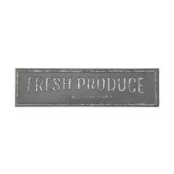 Wall Signs LITTON LANE FRESH PRODUCE FROM LOCAL FARM Iron Decorative Sign 10 Wall Signs LITTON LANE FRESH PRODUCE FROM LOCAL FARM Iron Decorative Sign -SAFAVIEH Shop litton lane wall signs 45834 1f 1000