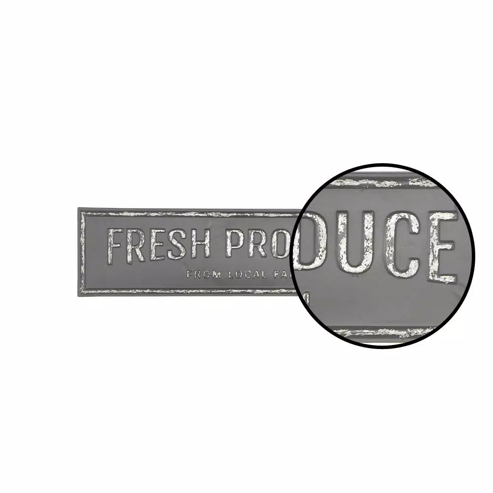 Wall Signs LITTON LANE FRESH PRODUCE FROM LOCAL FARM Iron Decorative Sign 5 Wall Signs LITTON LANE FRESH PRODUCE FROM LOCAL FARM Iron Decorative Sign - Image 3