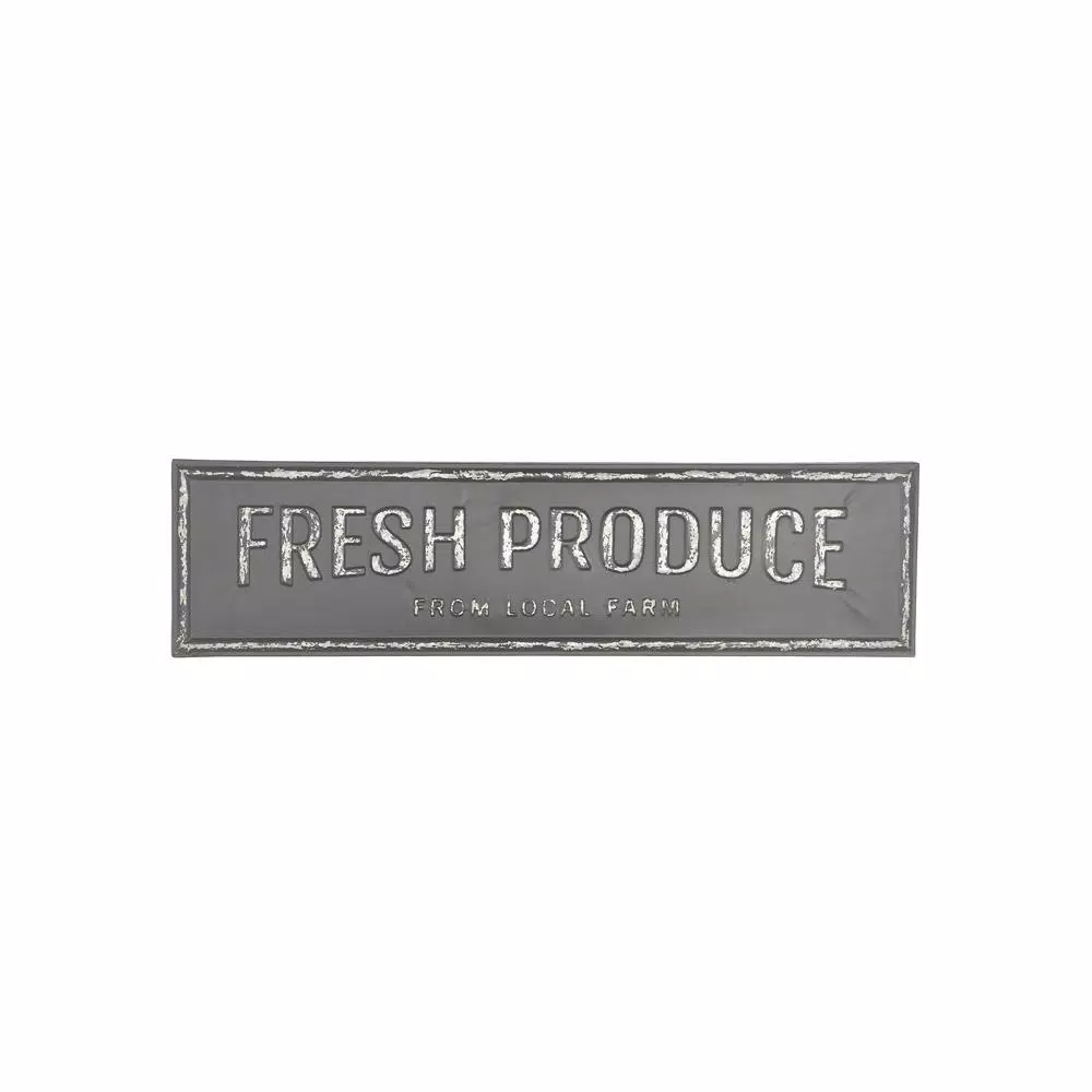 Wall Signs LITTON LANE FRESH PRODUCE FROM LOCAL FARM Iron Decorative Sign 4 Wall Signs LITTON LANE FRESH PRODUCE FROM LOCAL FARM Iron Decorative Sign - Image 2