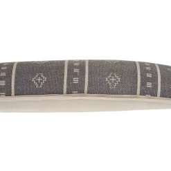 Throw Pillows LR Home Embroidered Ethnic 14 In. X 36 In. Gray/Cream Rectangle Throw Pillow -SAFAVIEH Shop lr home throw pillows pillo04694fro1230 1f 1000