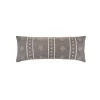 Throw Pillows LR Home Embroidered Ethnic 14 In. X 36 In. Gray/Cream Rectangle Throw Pillow -SAFAVIEH Shop lr home throw pillows pillo04694fro1230 64 1000