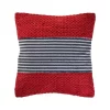 Throw Pillows LR Home Bright Red 20 In. X 20 In. Striped Throw Pillow 1 Throw Pillows LR Home Bright Red 20 In. X 20 In. Striped Throw Pillow -SAFAVIEH Shop lr home throw pillows pillo07428rblffpl 64 1000