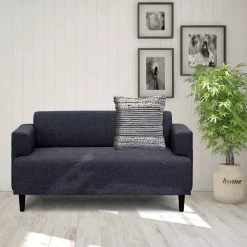 Throw Pillows LR Home Crest Navy Blue / Ivory Abstract Textured Cozy Poly-Fill 18 In. X 18 In. Throw Pillow -SAFAVIEH Shop lr home throw pillows pillo07435bloiipl 31 1000