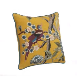 Throw Pillows LR Home Scenic Yellow Floral Birds Soft Poly-Fill 20in. X 20 In. Throw Pillow 16 Throw Pillows LR Home Scenic Yellow Floral Birds Soft Poly-Fill 20in. X 20 In. Throw Pillow -SAFAVIEH Shop lr home throw pillows pillo07494mltffpl 4f 1000