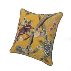 Throw Pillows LR Home Scenic Yellow Floral Birds Soft Poly-Fill 20in. X 20 In. Throw Pillow 15 Throw Pillows LR Home Scenic Yellow Floral Birds Soft Poly-Fill 20in. X 20 In. Throw Pillow -SAFAVIEH Shop lr home throw pillows pillo07494mltffpl c3 1000