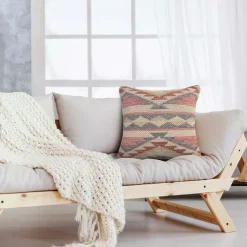 Throw Pillows LR Home Eclectic Multi-color Southwest Cozy Polyfill 18 In. X 18 In. Throw Pillow -SAFAVIEH Shop lr home throw pillows pillo81538pgyiipl 31 1000