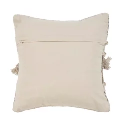 Throw Pillows LR Resources Farmhouse Beige And Natural Geometric Hypoallergenic Polyester 20 In. X 20 In. Throw Pillow -SAFAVIEH Shop lr resources throw pillows pillo07318bntffpl 1f 1000