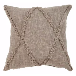Throw Pillows LR Resources Understated Taupe Solid Hypoallergenic Polyester 20 In. X 20 In. Throw Pillow 17 Throw Pillows LR Resources Understated Taupe Solid Hypoallergenic Polyester 20 In. X 20 In. Throw Pillow -SAFAVIEH Shop lr resources throw pillows pillo07325tauffpl 4f 1000
