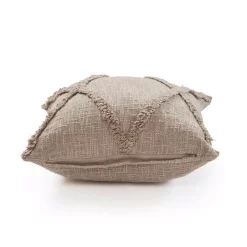 Throw Pillows LR Resources Understated Taupe Solid Hypoallergenic Polyester 20 In. X 20 In. Throw Pillow 16 Throw Pillows LR Resources Understated Taupe Solid Hypoallergenic Polyester 20 In. X 20 In. Throw Pillow -SAFAVIEH Shop lr resources throw pillows pillo07325tauffpl c3 1000