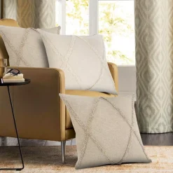 Throw Pillows LR Resources Understated Taupe Solid Hypoallergenic Polyester 20 In. X 20 In. Throw Pillow 22 Throw Pillows LR Resources Understated Taupe Solid Hypoallergenic Polyester 20 In. X 20 In. Throw Pillow -SAFAVIEH Shop lr resources throw pillows pillo07325tauffpl d4 1000