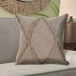 Throw Pillows LR Resources Understated Taupe Solid Hypoallergenic Polyester 20 In. X 20 In. Throw Pillow 20 Throw Pillows LR Resources Understated Taupe Solid Hypoallergenic Polyester 20 In. X 20 In. Throw Pillow -SAFAVIEH Shop lr resources throw pillows pillo07325tauffpl fa 1000