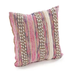 Throw Pillows LR Resources Eclectic Pink Striped Hypoallergenic Polyester 18 In. X 18 In. Throw Pillow 12 Throw Pillows LR Resources Eclectic Pink Striped Hypoallergenic Polyester 18 In. X 18 In. Throw Pillow -SAFAVIEH Shop lr resources throw pillows pillo07335pkniipl 1f 1000