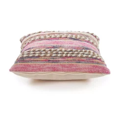 Throw Pillows LR Resources Eclectic Pink Striped Hypoallergenic Polyester 18 In. X 18 In. Throw Pillow 11 Throw Pillows LR Resources Eclectic Pink Striped Hypoallergenic Polyester 18 In. X 18 In. Throw Pillow -SAFAVIEH Shop lr resources throw pillows pillo07335pkniipl 4f 1000