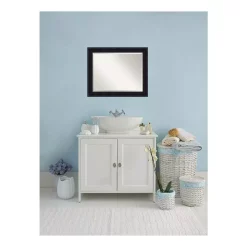 Mirrors Amanti Art Annatto 33 In. W X 27 In. H Framed Rectangular Beveled Edge Bathroom Vanity Mirror In Mahogany 11 Mirrors Amanti Art Annatto 33 In. W X 27 In. H Framed Rectangular Beveled Edge Bathroom Vanity Mirror In Mahogany -SAFAVIEH Shop mahogany amanti art mirrors dsw3942005 44 1000