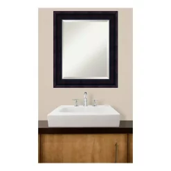 Mirrors Amanti Art Annatto 21 In. W X 25 In. H Framed Rectangular Beveled Edge Bathroom Vanity Mirror In Mahogany 11 Mirrors Amanti Art Annatto 21 In. W X 25 In. H Framed Rectangular Beveled Edge Bathroom Vanity Mirror In Mahogany -SAFAVIEH Shop mahogany amanti art mirrors dsw3942042 44 1000