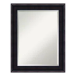 Mirrors Amanti Art Annatto 23 In. W X 29 In. H Framed Rectangular Beveled Edge Bathroom Vanity Mirror In Mahogany -SAFAVIEH Shop mahogany amanti art mirrors dsw4016456 1f 1000
