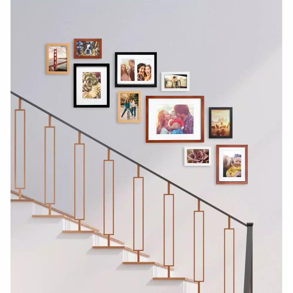 Kate And Laurel Gallery Multi/Brown Picture Frames (Set Of 10) 7 Kate And Laurel Gallery Multi/Brown Picture Frames (Set Of 10) - Image 5
