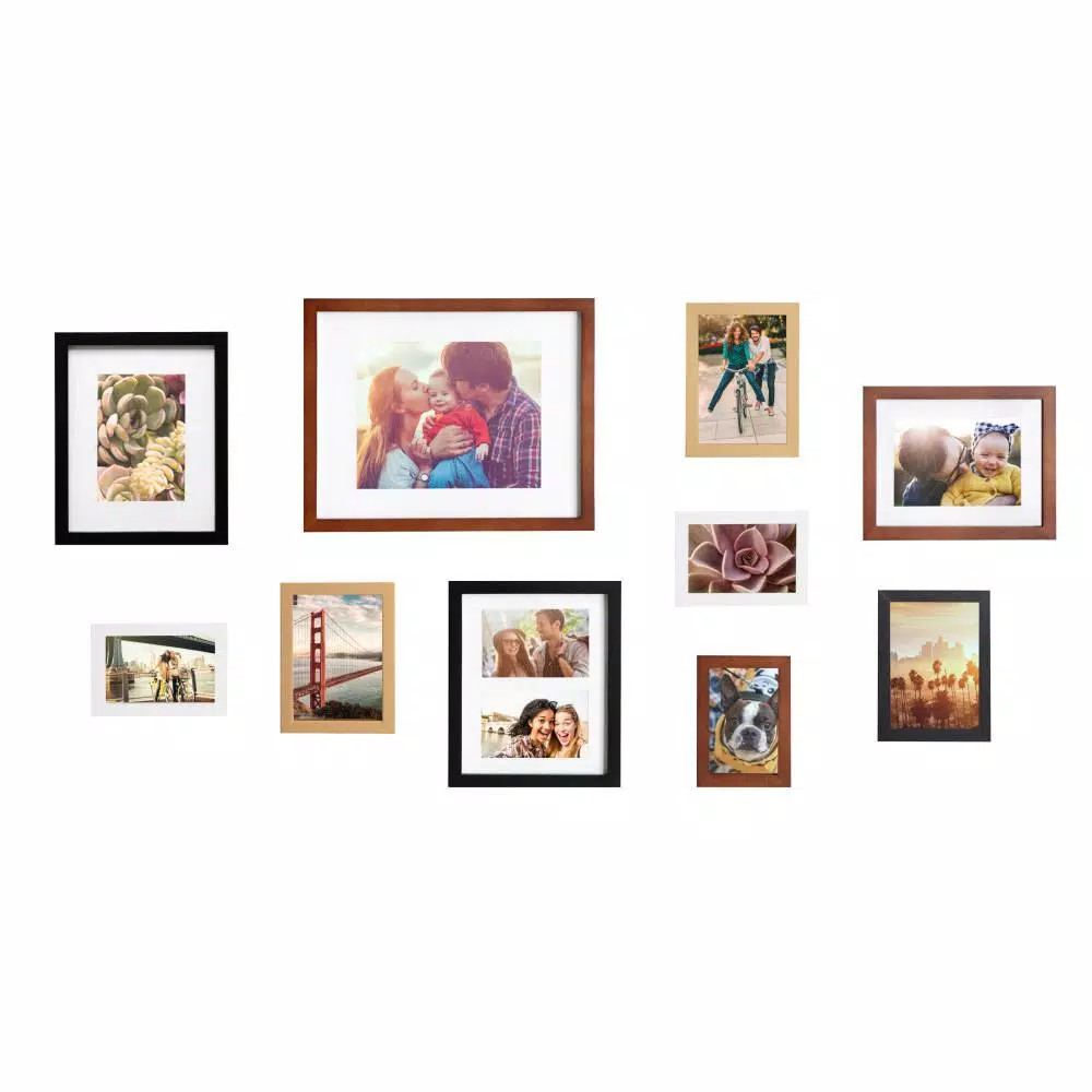 Kate And Laurel Gallery Multi/Brown Picture Frames (Set Of 10) 3 Kate And Laurel Gallery Multi/Brown Picture Frames (Set Of 10)