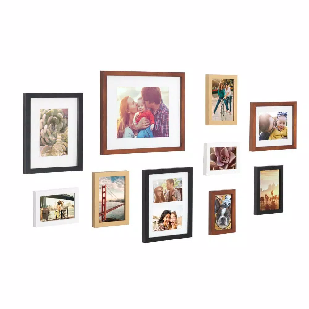 Kate And Laurel Gallery Multi/Brown Picture Frames (Set Of 10) 4 Kate And Laurel Gallery Multi/Brown Picture Frames (Set Of 10) - Image 2