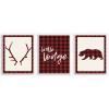 Wall Signs Stupell Industries 10 In. X 15 In. “Little Lodge Antler Bear Plaid” By Daphne Polselli Printed Wood Wall Art 3-Piece 2 Wall Signs Stupell Industries 10 In. X 15 In. “Little Lodge Antler Bear Plaid” By Daphne Polselli Printed Wood Wall Art 3-Piece -SAFAVIEH Shop multi colored stupell industries wall signs brp 2029 wd 3pc 10x15 64 1000