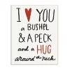 Wall Signs Stupell Industries 10 In. X 15 In. “Bushel And A Peck And A Hug Around The Neck” By Katie Doucette Printed Wood Wall Art -SAFAVIEH Shop multi colored stupell industries wall signs fwp 124 wd 10x15 64 1000