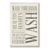 Wall Signs Stupell Industries 12.5 In. X 18.5 In. “Wash Your Hands Typography Bathroom Art” By Sd Graphics Studio Printed Wood Wall Art