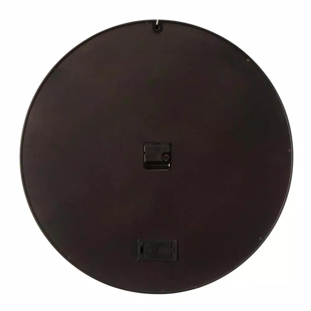 Wall Clocks Glitzhome 22.83 In. D Morden Oversized Metal Wall Clock With Moving Gears 7 Wall Clocks Glitzhome 22.83 In. D Morden Oversized Metal Wall Clock With Moving Gears - Image 5