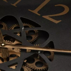 Wall Clocks Glitzhome 22.83 In. D Morden Oversized Metal Wall Clock With Moving Gears 13 Wall Clocks Glitzhome 22.83 In. D Morden Oversized Metal Wall Clock With Moving Gears -SAFAVIEH Shop multi glitzhome wall clocks 2009500002 4f 1000