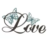 Wall Signs Lavish Home “Love” Metal Cutout Sign 2 Wall Signs Lavish Home “Love” Metal Cutout Sign -SAFAVIEH Shop multi lavish home wall signs hw0200056 64 1000