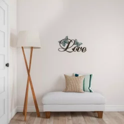 Wall Signs Lavish Home “Love” Metal Cutout Sign -SAFAVIEH Shop multi lavish home wall signs hw0200056 fa 1000