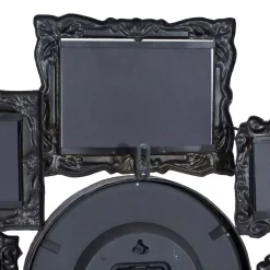 Wall Clocks LITTON LANE 25 In. X 25 In. Metal Photo Frame And Wall Clock -SAFAVIEH Shop multi litton lane wall clocks 68412 1f 1000