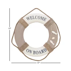 Wall Signs LITTON LANE 16 In. Coastal Living White Polyurethane Rope Life Ring 12 Wall Signs LITTON LANE 16 In. Coastal Living White Polyurethane Rope Life Ring -SAFAVIEH Shop multi litton lane wall signs 98850 1f 1000