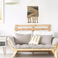 Wall Accents LR Home Rustic Natural / Black Fringed Wall Tapestry -SAFAVIEH Shop natural black lr home tapestries wallh80226bkn1622 31 1000