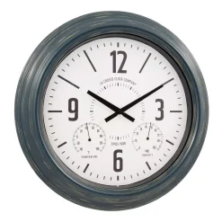 Wall Clocks La Crosse Technology 18 In. Hamilton Indoor/Outdoor Metal Analog Quartz Clock 9 Wall Clocks La Crosse Technology 18 In. Hamilton Indoor/Outdoor Metal Analog Quartz Clock -SAFAVIEH Shop navy blue la crosse technology wall clocks 433 3838 4f 1000