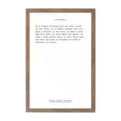 Memo Boards Petal Lane Journey – Thoreau Rustic Brown Frame Magnetic Memo Board