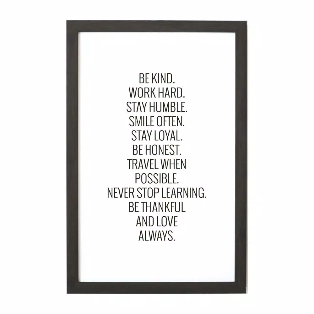 Memo Boards Petal Lane Be Kind, Work Hard Magnet Board, Ebony Frame, Magnetic Memo Board 3 Memo Boards Petal Lane Be Kind, Work Hard Magnet Board, Ebony Frame, Magnetic Memo Board