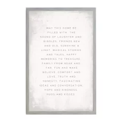 Memo Boards Petal Lane May This Home Be Filled, Vintage Frame, Magnetic Memo Board