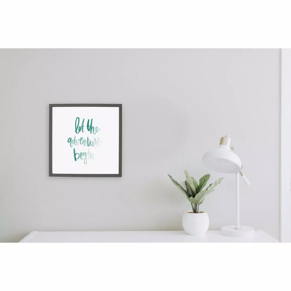 Memo Boards Petal Lane Watercolor Let The Adventure Begin, Ebony Frame, Magnetic Memo Board 4 Memo Boards Petal Lane Watercolor Let The Adventure Begin, Ebony Frame, Magnetic Memo Board - Image 2