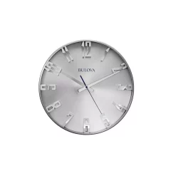 Wall Clocks Bulova 16 In. H X 16 In. W Wall Clock With Slimline Metal Case