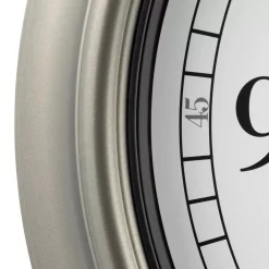 Wall Clocks La Crosse Technology 18-Inch Indoor/Outdoor Classic Plastic Pewter Atomic Analog Clock With Thermometer & Hygrometer -SAFAVIEH Shop pewter plastic la crosse technology wall clocks 404 1946 int 1f 1000