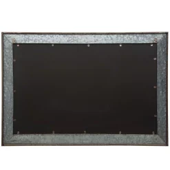 Memo Boards Pinnacle Rustic Galvanized Calendar Silver Chalkboard Memo Board -SAFAVIEH Shop pinnacle memo boards 18fm1501e 1f 1000